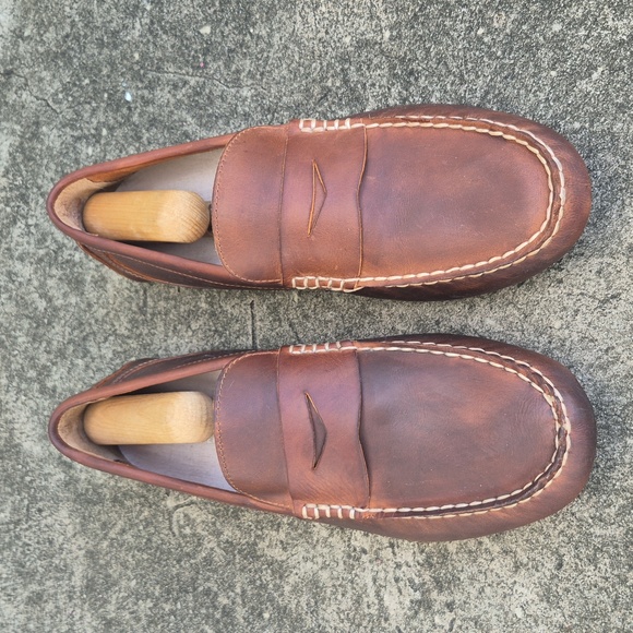 Sperry (Indonesia) Men\'s Genuine Leather Slip-On Penny Loafers # STS23194 main image 10